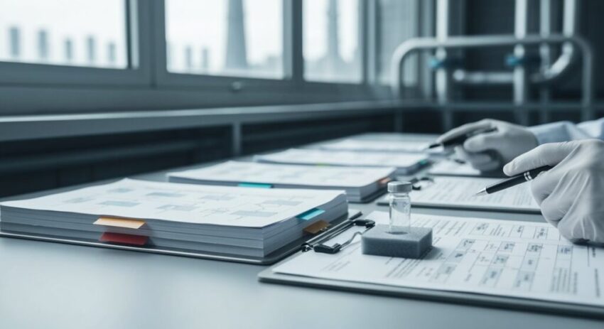Abfallwirtschaftsverfahren aufgeführt