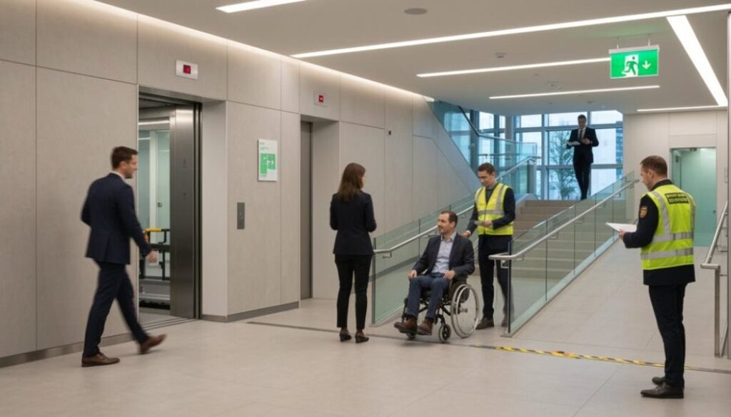 Barrierefreie Evakuierungsstrategien erforderlich