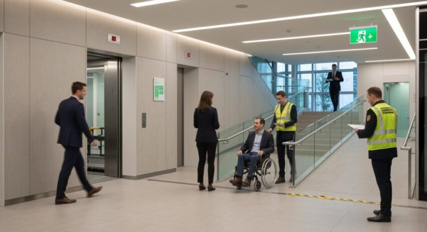 Barrierefreie Evakuierungsstrategien erforderlich