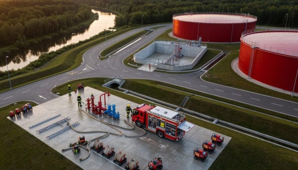 Brandbekämpfung Wasser Notfallplanung